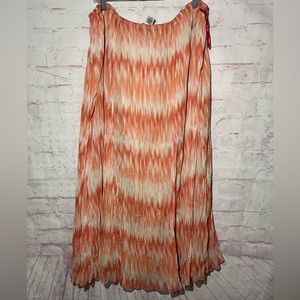 Ruby Rd Coral/Orange Skirt